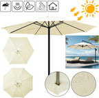 Toile de parasol de remplacement | Design ventilé et imperméable | Polyester