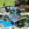 SunLuxe - Fontaine Solaire Autonome pour Jardin et Bassin