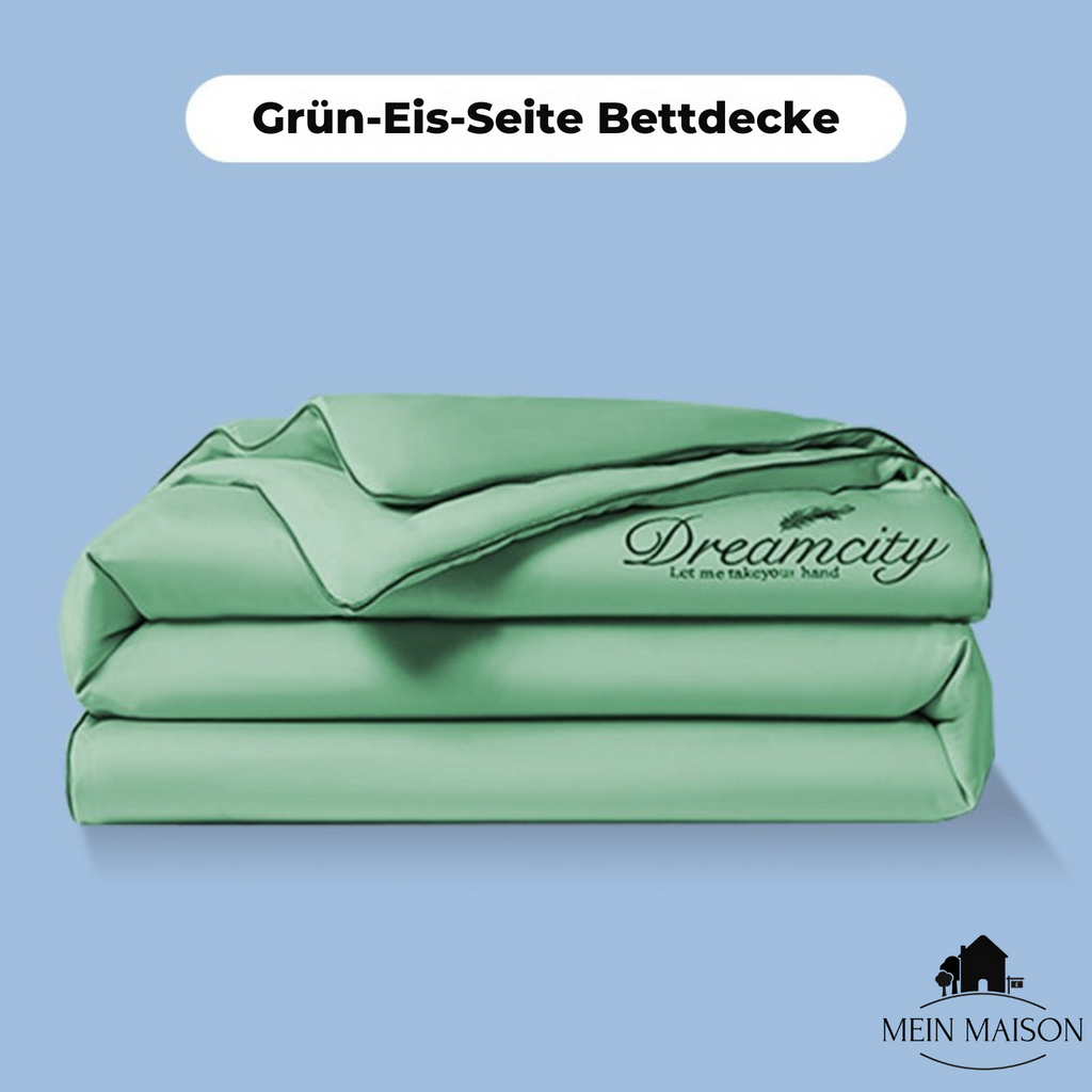 Couverture d'été pour dormeurs chauds | Tissu rafraîchissant en soie glacée | Respirant et lavable en machine
