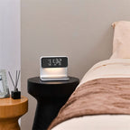 Lampe de nuit avec fonction charge rapide et écran LCD intégré