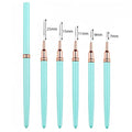 Set de pinceaux pour nail art | Pinceaux liner de précision | Lot de 5 tailles assorties | Finition professionnelle