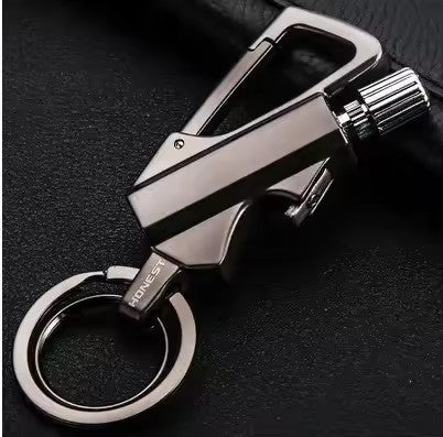 IgniteKey™ - Porte-Clés Briquet Décapsuleur Multifonction Compact
