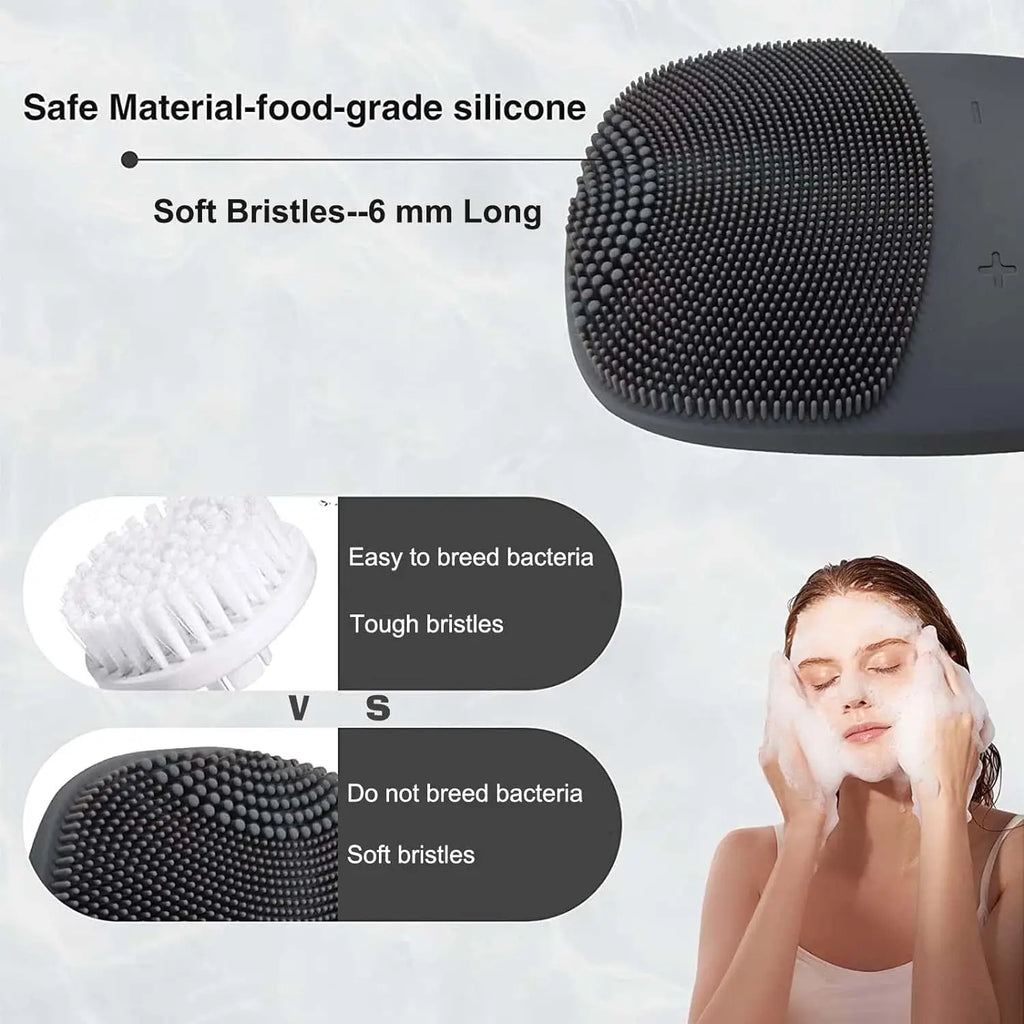 Brosse Nettoyante Visage | Sonique | Silicone de Qualité Alimentaire & Étanche | Nettoyage Profond