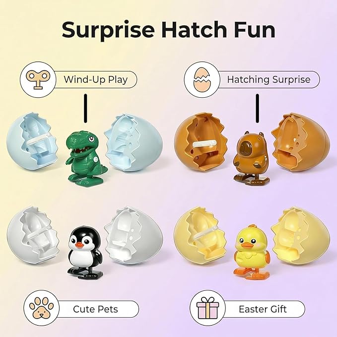 HatchWhirl - Plaisir de Pâques illimité avec des courses d'animaux mécaniques enchantées