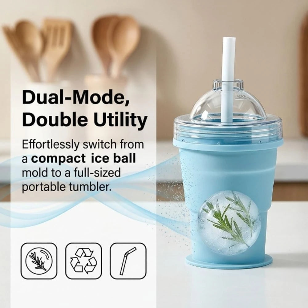 ChillMate - Gardez vos boissons glacées partout sans éclaboussures