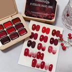 Ensemble de vernis à ongles 9 couleurs pour techniciens et débutants | Gel dégradé à haute saturation | Teintes pour manucure française