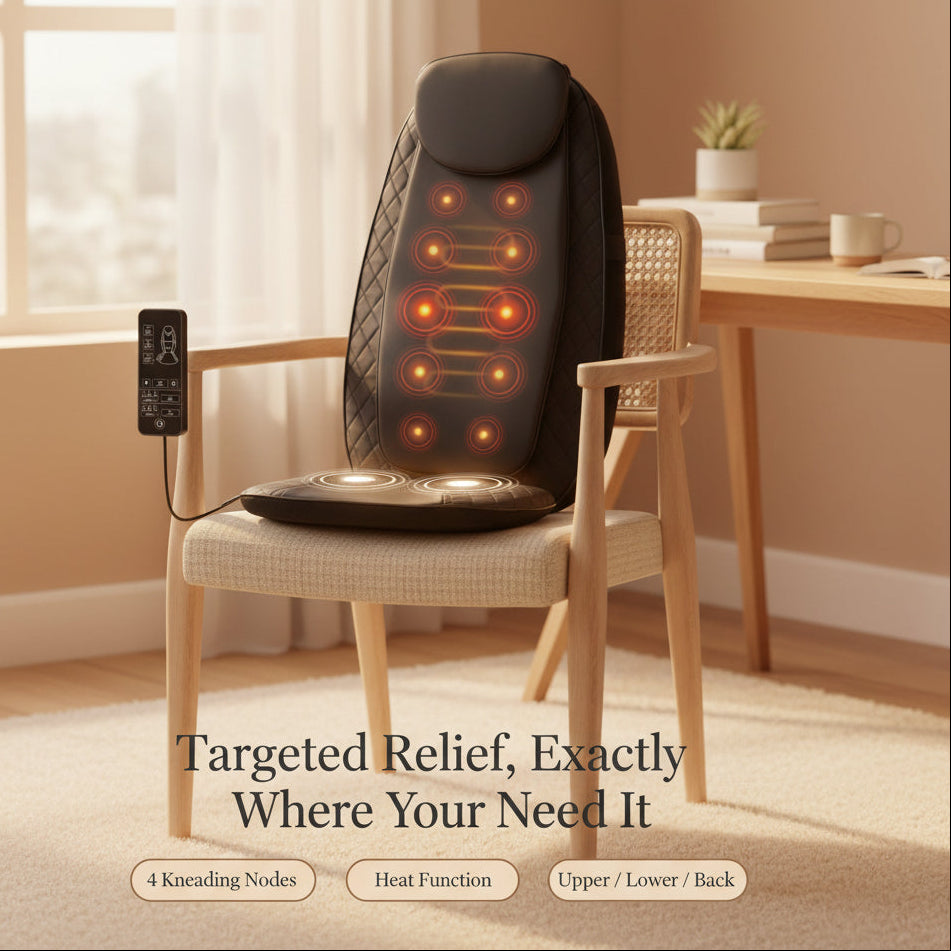 RelaxEase - Soulager les douleurs dorsales avec un massage chauffant intense