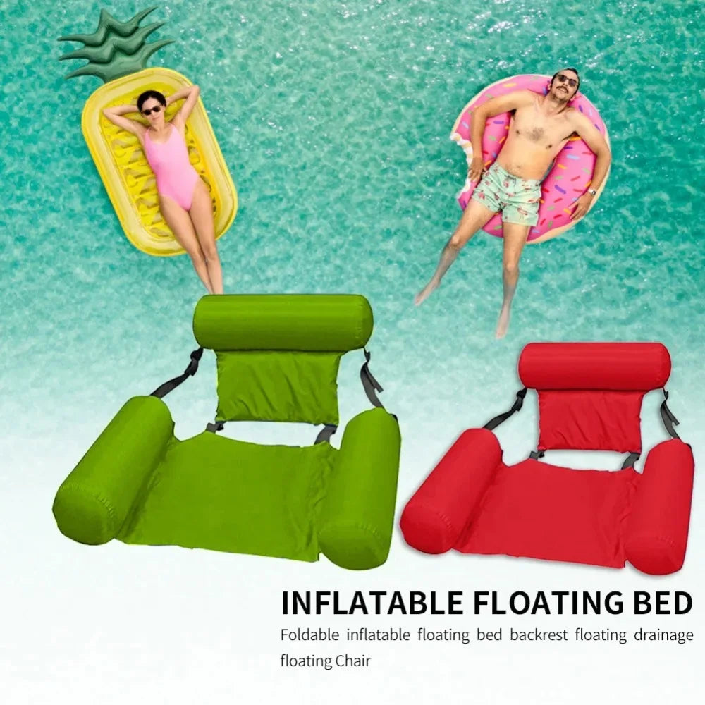 Chaise Suspendue Gonflable pour Eau | Siège Réglable & Inclinaison | 100×120 cm