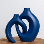 Floravault - Vase en Céramique Tissée pour Compositions Florales