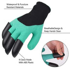 Gants de jardinage | Griffes intégrées pour creuser | Latex résistant aux perforations | Prise en main confortable