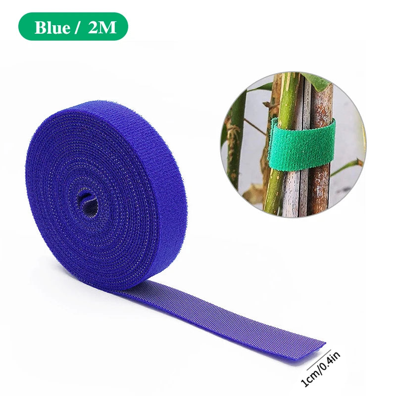 Attaches pour Plantes de Jardin | Nylon Auto-agrippant | Lot de 3 | Support Doux pour Plantes
