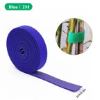 Attaches pour Plantes de Jardin | Nylon Auto-agrippant | Lot de 3 | Support Doux pour Plantes