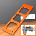 SmartSlot™ - Gabarit Aluminium Triple Prise Encastrement Précision