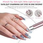 Kit Aimant Ongles Œil de Chat | Aimant Double Tête & Perles Magnétiques | Acier Inoxydable | Précision Salon