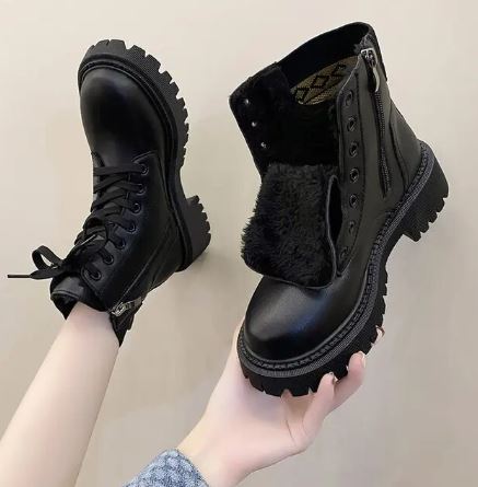 Warmova™ - Bottines femme douillettes doublées en polaire