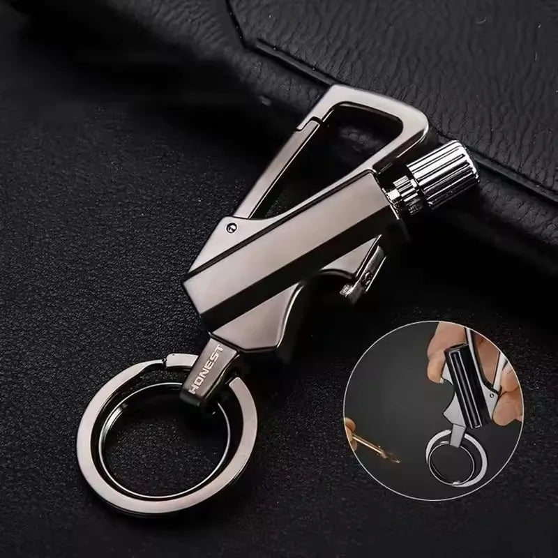 IgniteKey™ - Porte-Clés Briquet Décapsuleur Multifonction Compact