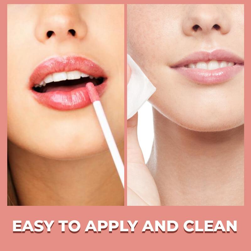 LumiLuxe - Gloss à Lèvres Imperméable 12 Teintes Métalliques