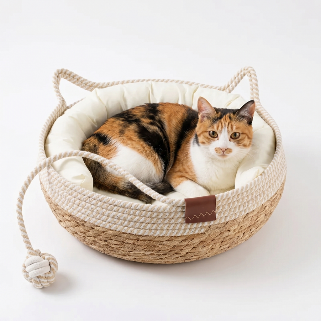 PurrNest - Nichoir Premium Confortable pour Chat Toutes Saisons