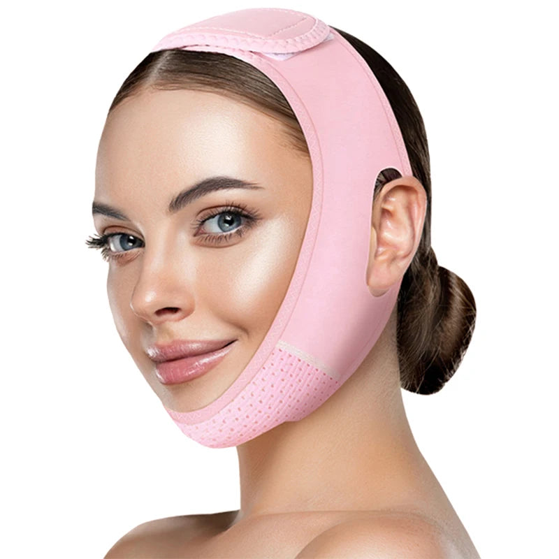 Sangle Amincissante pour le Visage | Levée en V | Réglable et Réutilisable | Soutien Raffermissant