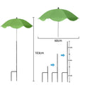 Parasol pour Plantes | Hauteur Réglable | Couverture 60 cm, Polyester Anti-UV | Résistant aux Intempéries