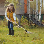 Tête de râteau Jardinia montrant les dents robustes en métal