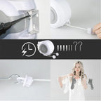 Corde à linge extensible | 30m rétractable gain de place | Résistant aux intempéries | Intérieur & extérieur