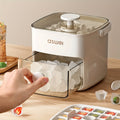 Machine à glaçons compacte Glaciera posée sur un plan de travail de cuisine