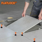 FlatLock™ - Système Nivellement Carreaux Réutilisable 50 Pièces