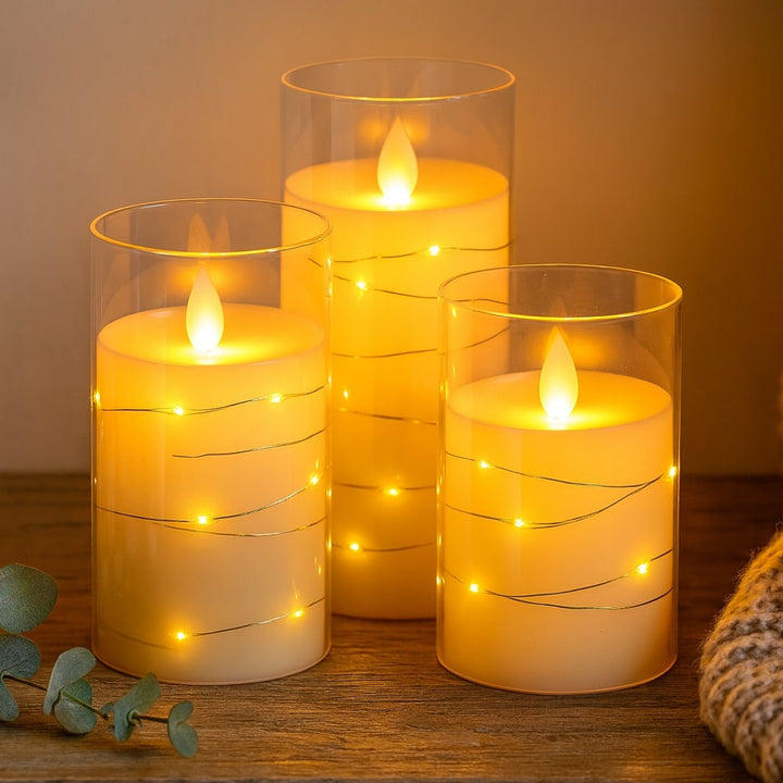 LumiCandle™ - Bougies LED Sans Flamme Télécommandées Réalistes