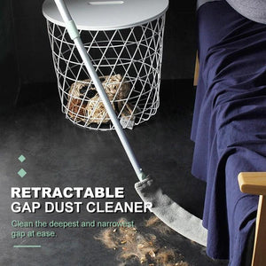 Manche long en acier inoxydable du plumeau pour nettoyer sans se baisser