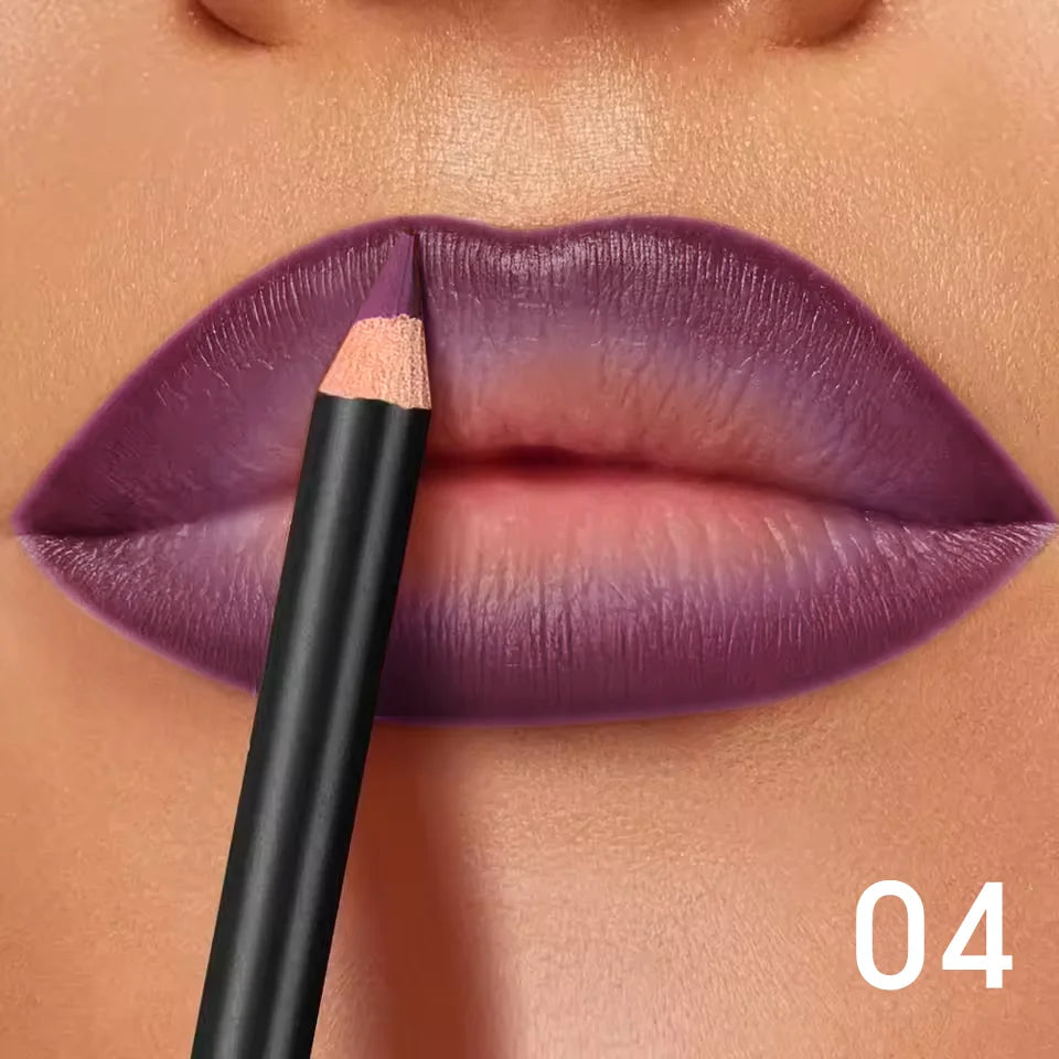 Contour des lèvres | Mat waterproof, Formule longue tenue | Précision crémeuse, Sans transfert | 6 teintes