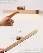 LumaWood - Lampe Magnétique Facile avec Lumière Naturelle Douce Partout