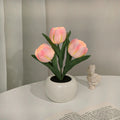 Lampe de table fleurie LumaBloom – Lumière chaude
