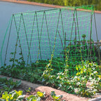 Filet de treillis de jardin | Polyester robuste | Maille carrée pour plantes grimpantes et légumes