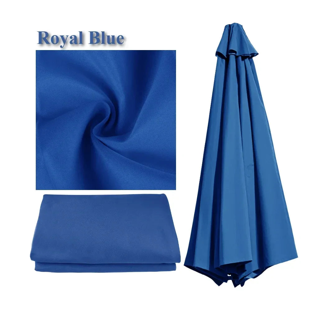 Toile de parasol de remplacement | Design ventilé et imperméable | Polyester