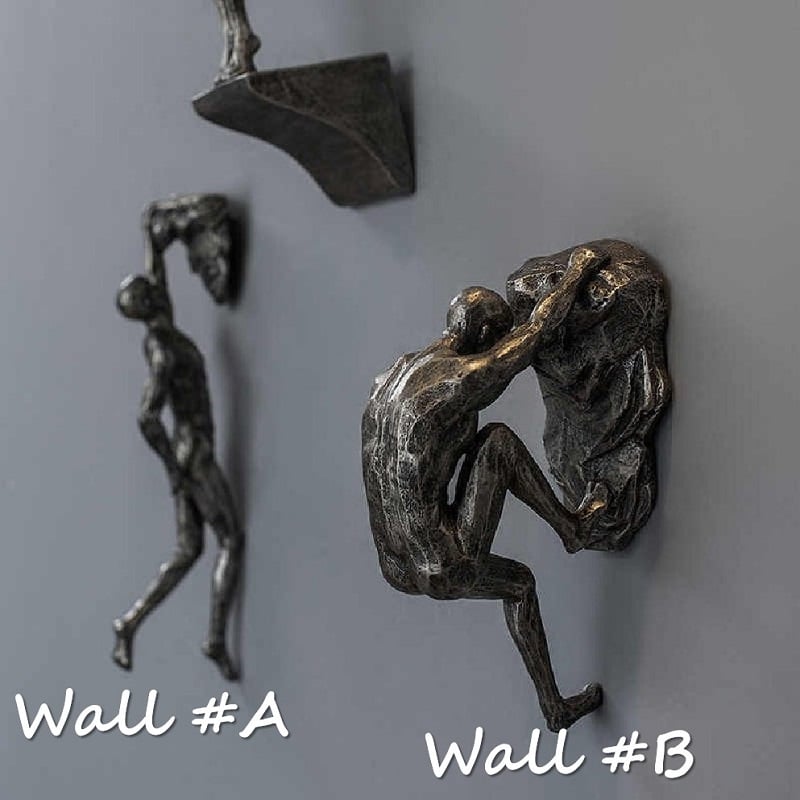 ClimbArt - Figure d'Escalade Murale Artistique Premium