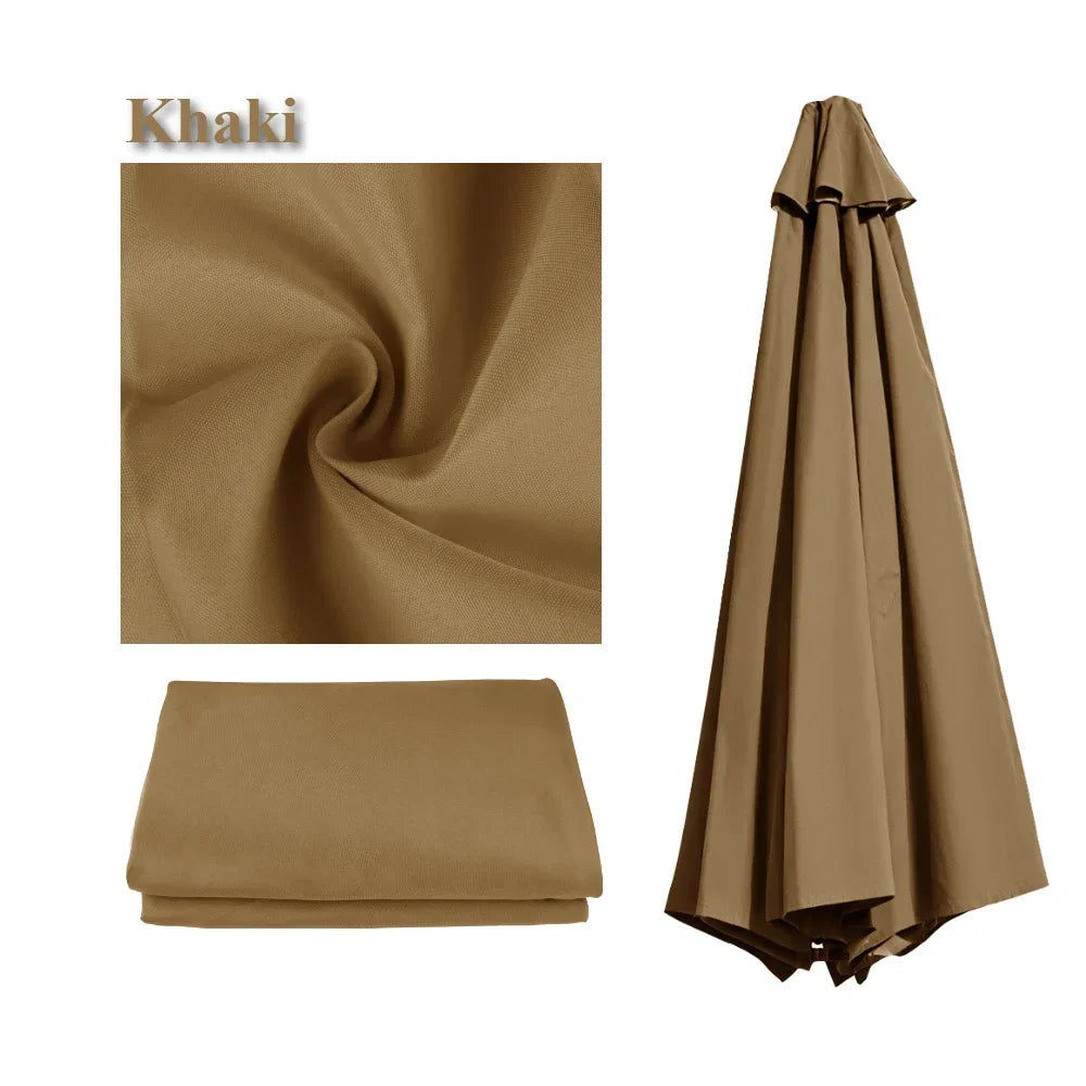 Toile de parasol de remplacement | Design ventilé et imperméable | Polyester