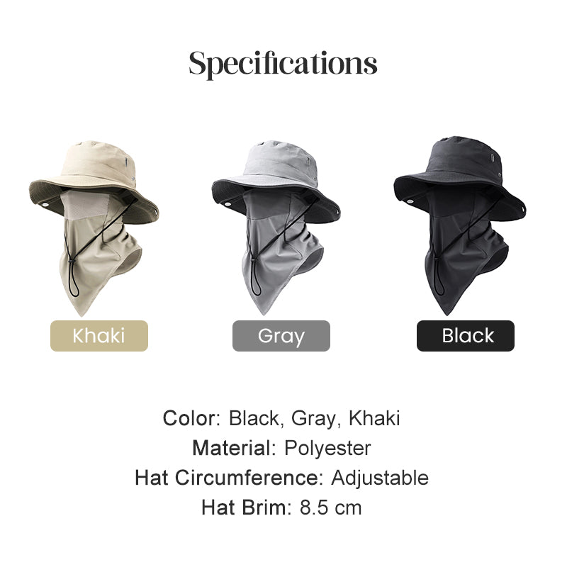 Chapeau anti-UV SunGuardPro – Protection solaire 360°