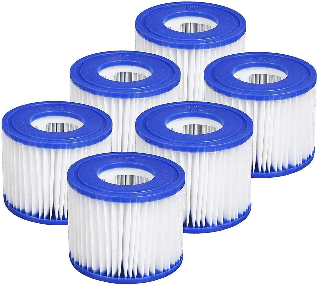 Cartouche de Filtre pour Bain à Remous et Spa | Filtration Haute Efficacité | Lot de 6 Remplacements | Maintient l'Eau Propre