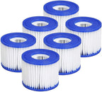 Cartouche de Filtre pour Bain à Remous et Spa | Filtration Haute Efficacité | Lot de 6 Remplacements | Maintient l'Eau Propre