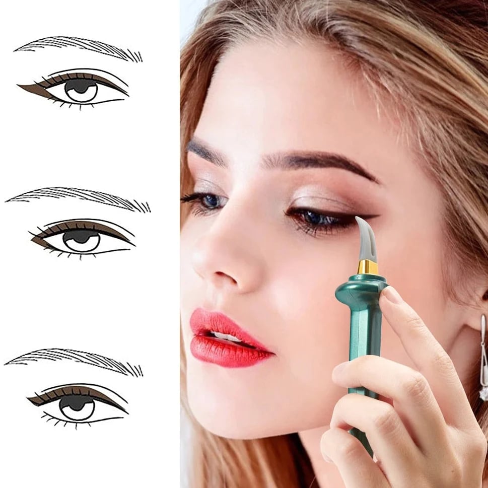 LashLine™ - Outil Eyeliner Applicateur Incurvé Longue Tenue