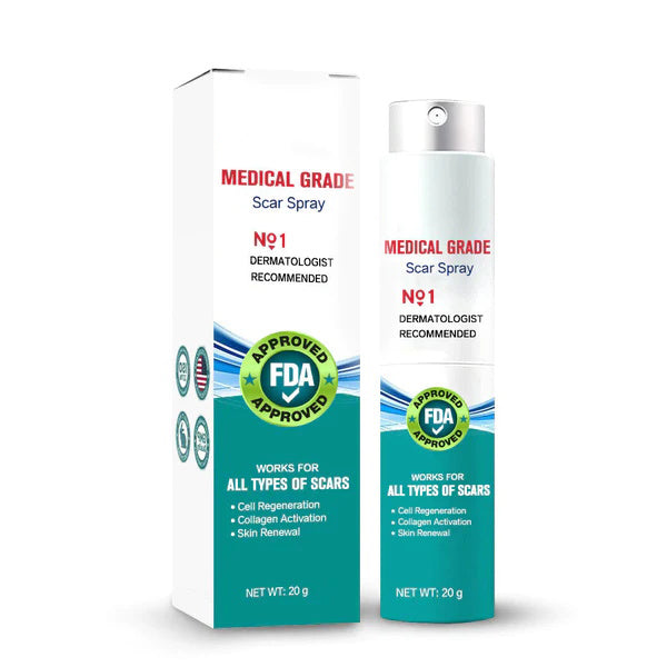 Une peau sans cicatrices, plus vite que jamais - Le spray cicatrisant avancé ultime