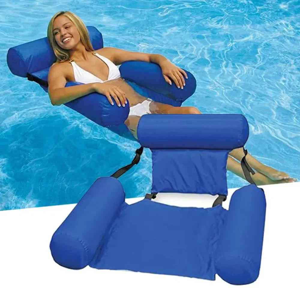 Chaise Suspendue Gonflable pour Eau | Siège Réglable & Inclinaison | 100×120 cm