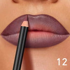 Contour des lèvres | Mat waterproof, Formule longue tenue | Précision crémeuse, Sans transfert | 6 teintes