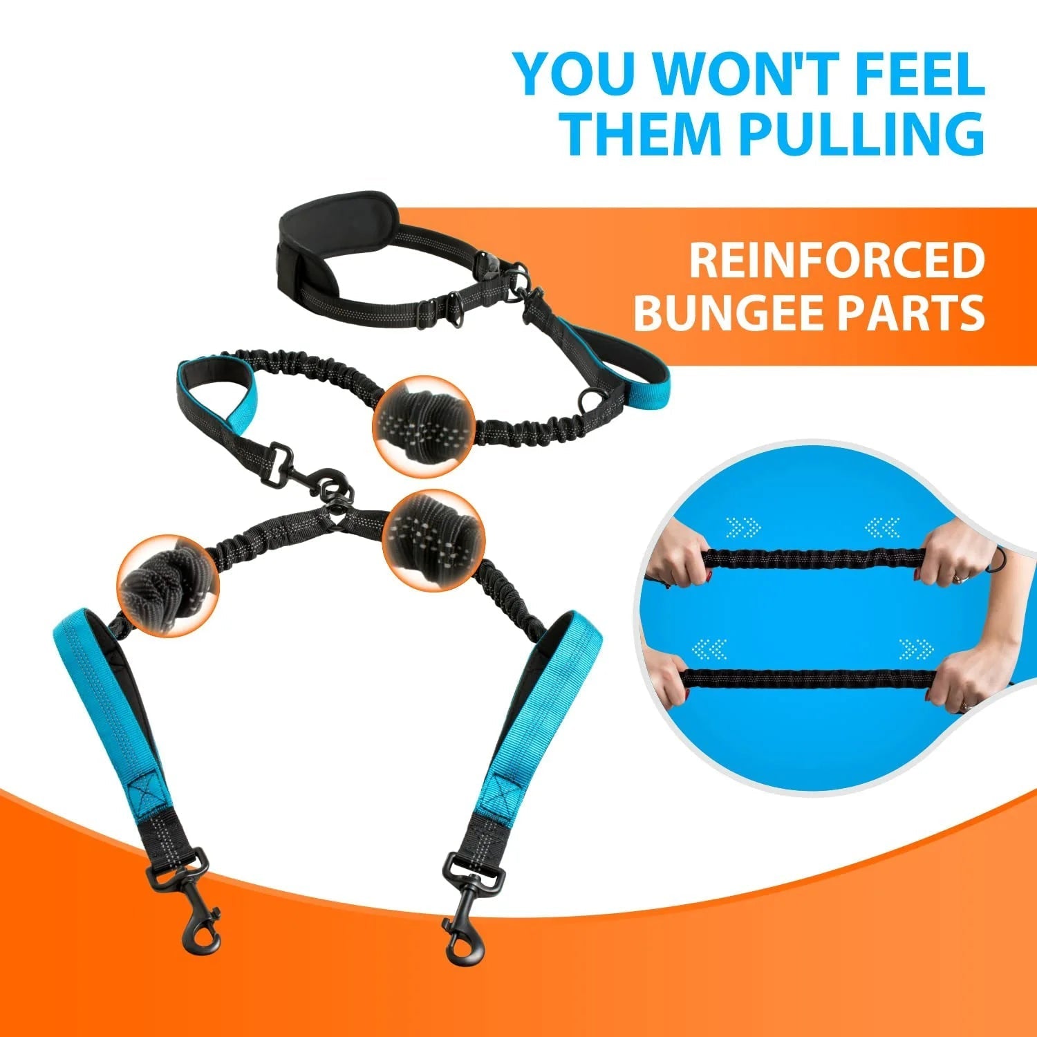 FreeStride - Gestion sans enchevêtrement et mains libres pour les promenades énergiques avec chien