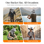 Chapeau anti-UV SunGuardPro – Protection solaire 360°