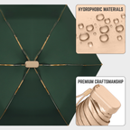 SunGuard - Mini Parapluie Compact UPF 50 Anti-UV et Pluie