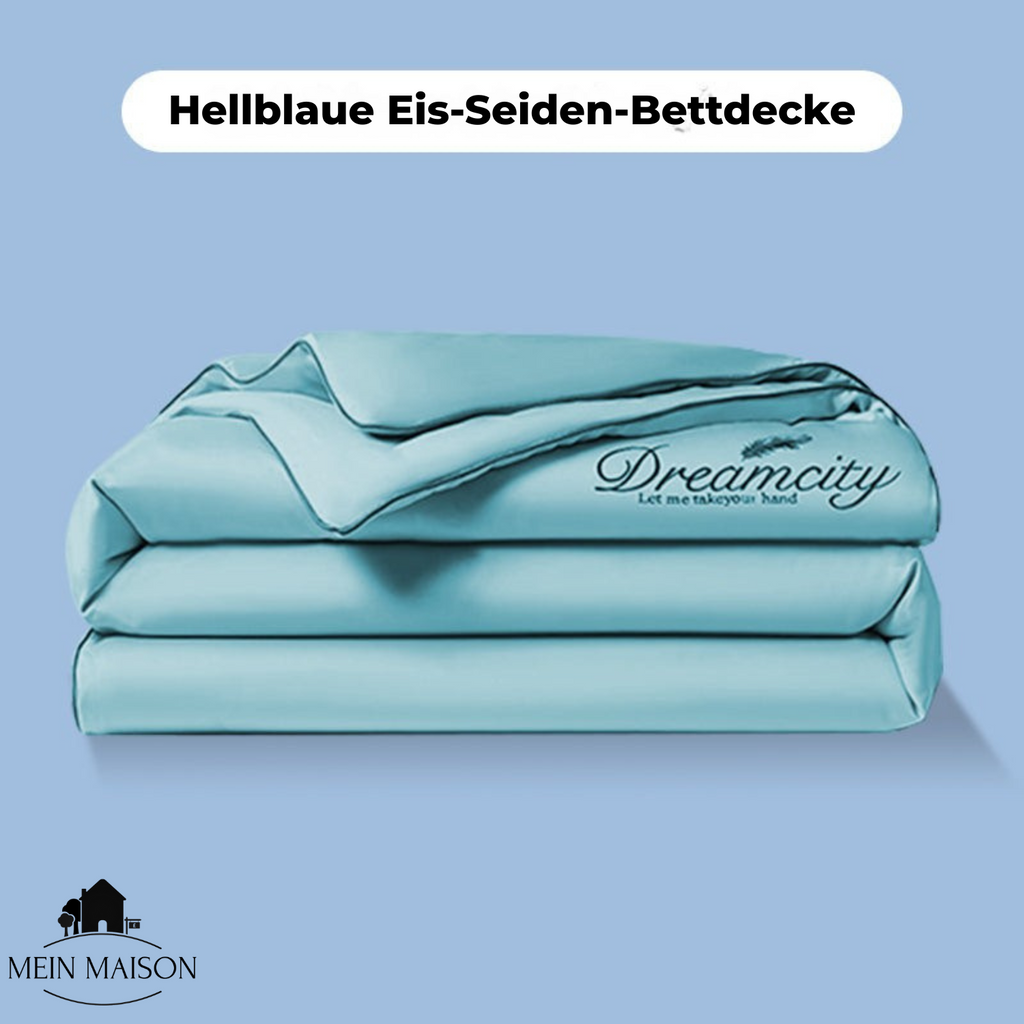 Couverture d'été pour dormeurs chauds | Tissu rafraîchissant en soie glacée | Respirant et lavable en machine