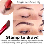 BrowGlow - Pinceau à Sourcils Fournis et Naturels