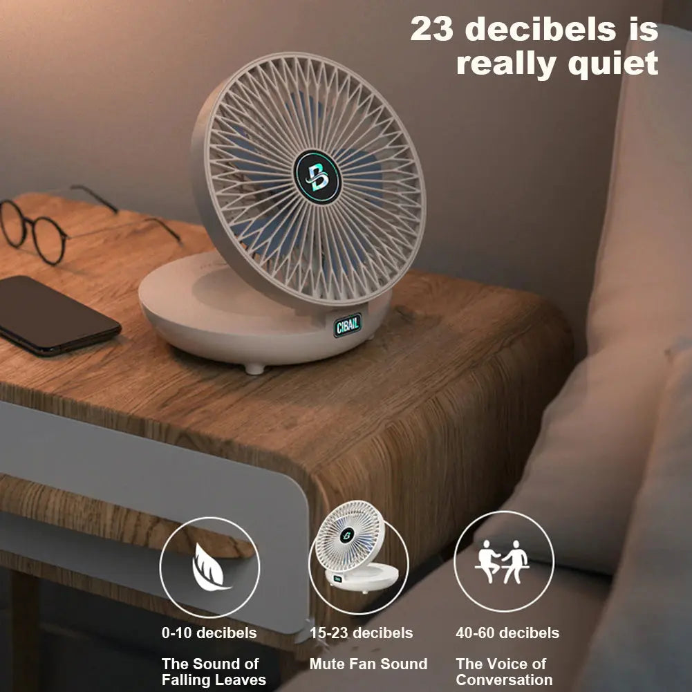 BreezeFlex - Confort Silencieux et Portable Offrant un Air Frais Instantané Partout